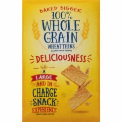 Wheat Thins Snacks, 100% Whole Grain, Big, 8 Ounce