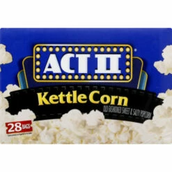Act II Microwave Popcorn, Old Fashioned Sweet & Salty, Kettle Corn, 28 Each -Snack Haven Shop cec8f934 1fda 48be 9a59 d1a3d5f7ddf2