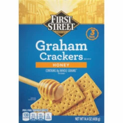 First Street Graham Crackers, Honey, 3 Each