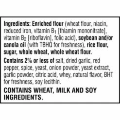 Town House Oven Baked Crackers, Italian Herb, 9.5 Ounce -Snack Haven Shop d5c36d8a 8572 4295 80cc b021cbb2e50d