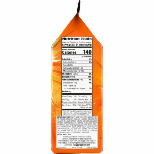 Goldfish Baked Snack Crackers, Xtra Cheddar, 6.6 Ounce 3 Goldfish Baked Snack Crackers, Xtra Cheddar, 6.6 Ounce - Image 3