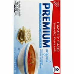 Premium Crackers, Saltine, Original, Family Size!, 6 Each
