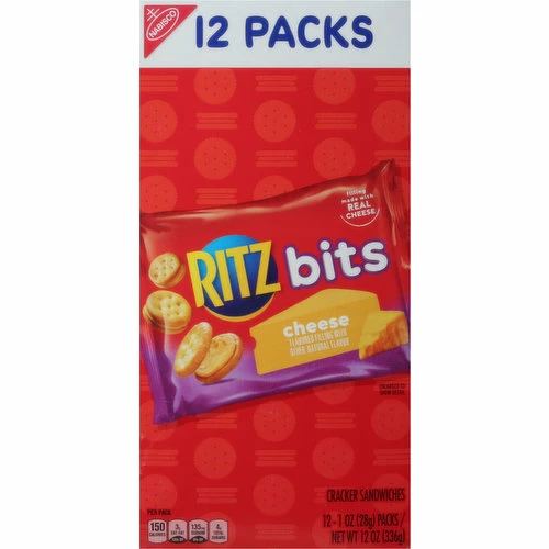 Ritz Cracker Sandwiches, Cheese, 12 Packs, 12 Each 2 Ritz Cracker Sandwiches, Cheese, 12 Packs, 12 Each - Image 2