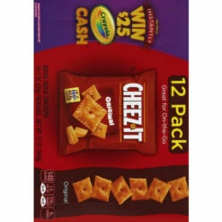 Cheez-It Baked Snack Crackers, Original, 12 Pack, 12 Each