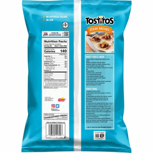 Tostitos Tortilla Chips, Original, Restaurant Style, 12 Ounce 1 Tostitos Tortilla Chips, Original, Restaurant Style, 12 Ounce