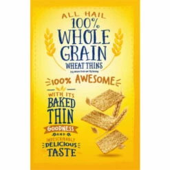 Wheat Thins Snacks, 100% Whole Grain, Original, 8.5 Ounce
