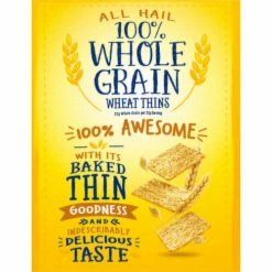 Wheat Thins Snacks, 100% Whole Grain, Original, Family Size, 14 Ounce
