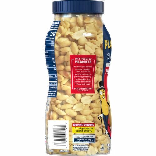 Planters Peanuts, Unsalted, Dry Roasted, 16 Ounce 2 Planters Peanuts, Unsalted, Dry Roasted, 16 Ounce - Image 2