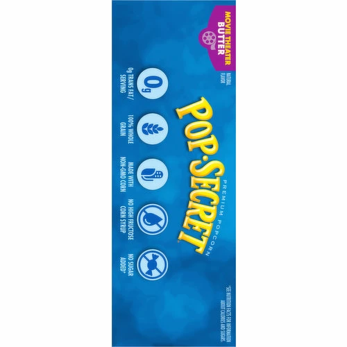 Pop-Secret Popcorn, Premium, Movie Theater Butter, 6 Each 2 Pop-Secret Popcorn, Premium, Movie Theater Butter, 6 Each - Image 2