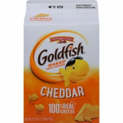 Goldfish Snack Crackers, Cheddar, Baked, 27.3 Ounce